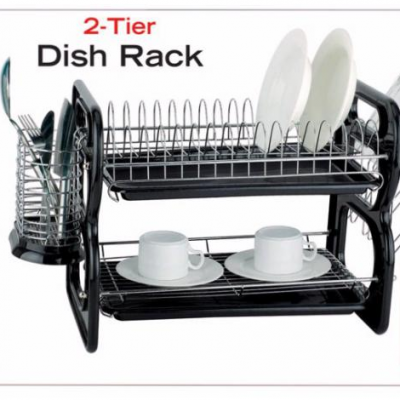 DISH RACK 2 TIER ASST COLOR ( 054-EW193 )